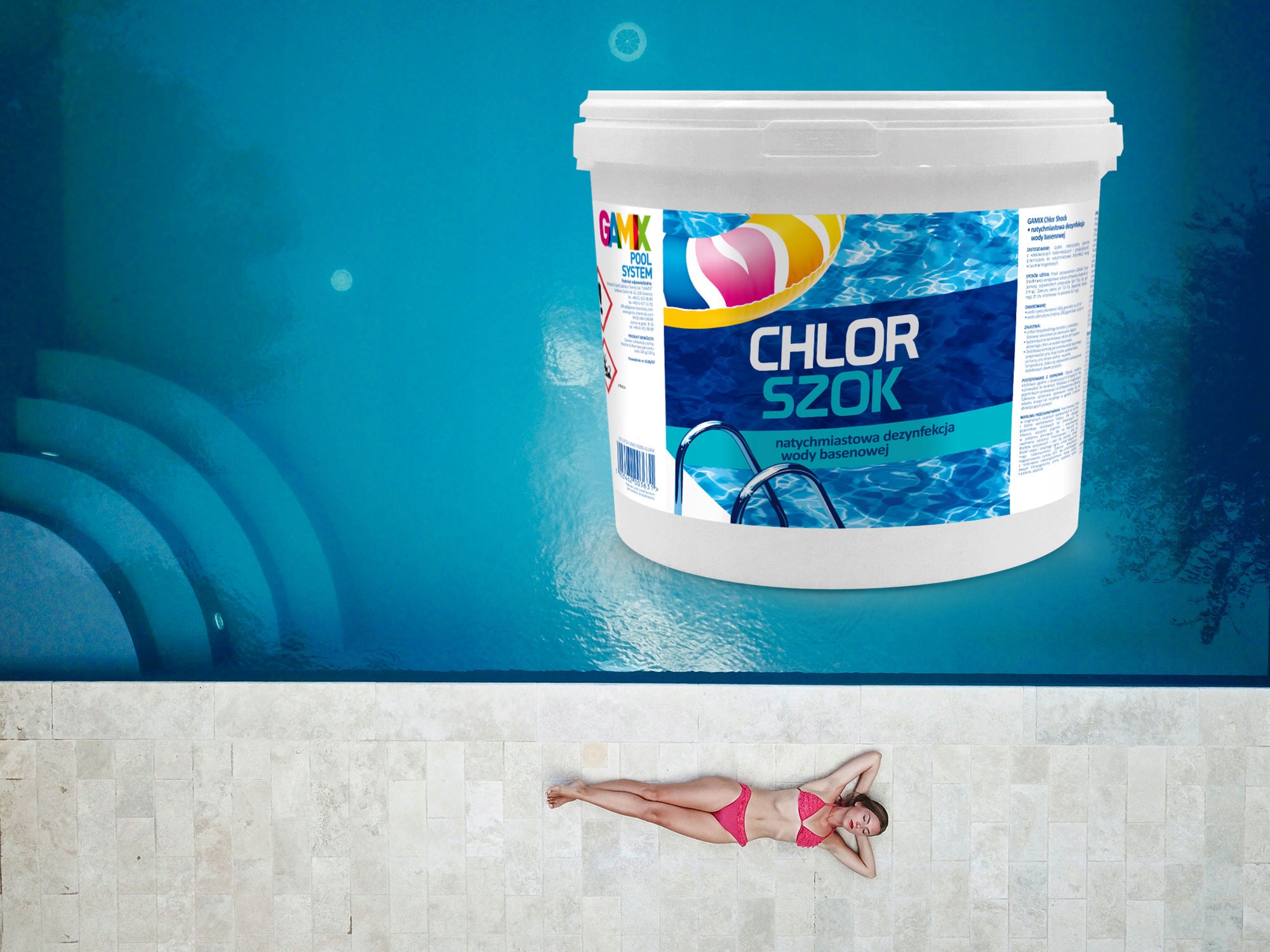 CHLOR SZOK DO BASENU CHEMIA DO BASENU 5KG GRATIS Forma produktu granulat