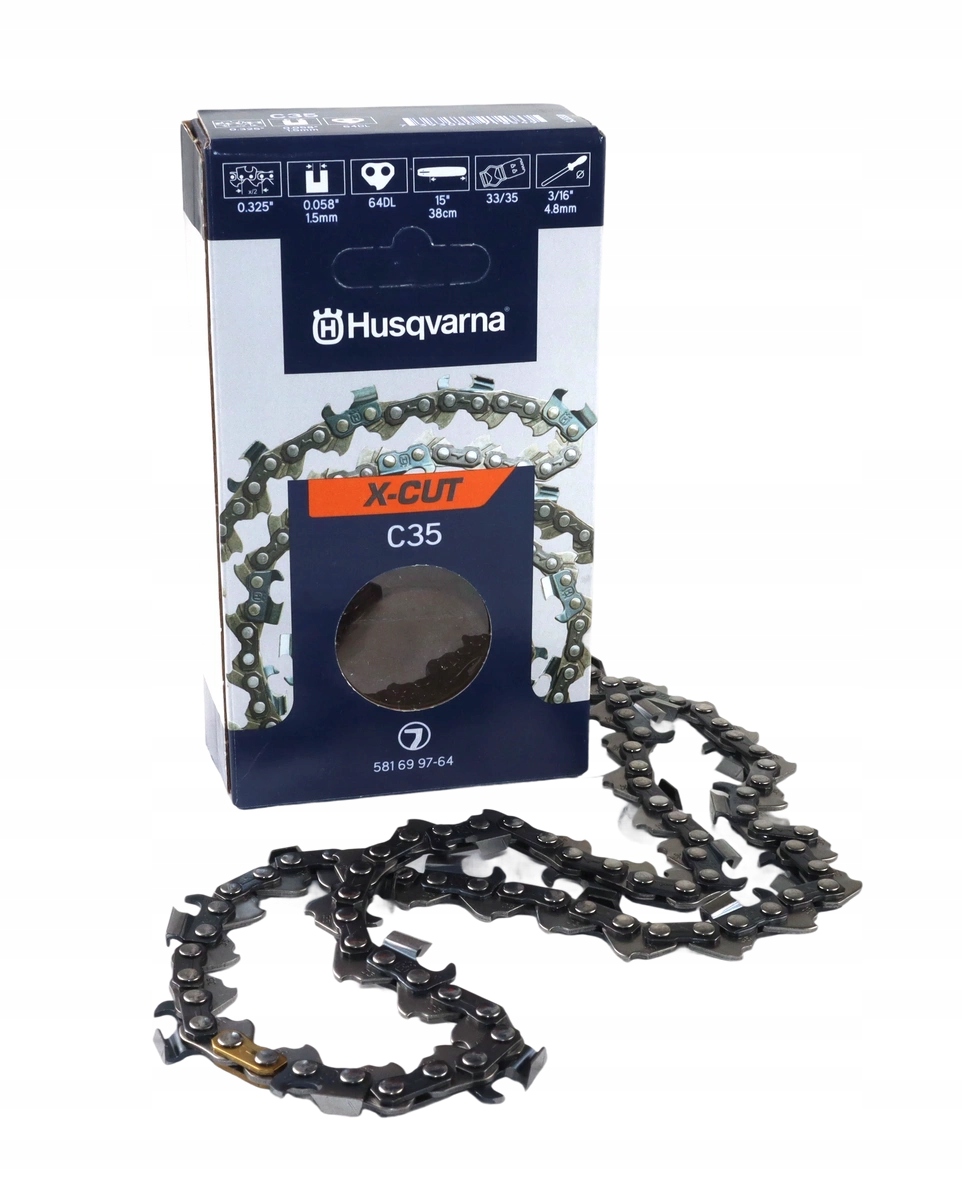 Pilový řetěz Husqvarna C35 .325 1,5 mm 64 článků – plné dláto