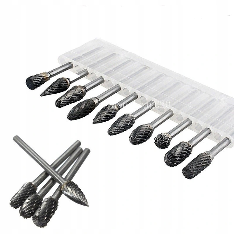 10 SZT 6MM FREZY STAL WOLFRAMU DO MINISZLIFIERKI Marka bez marki