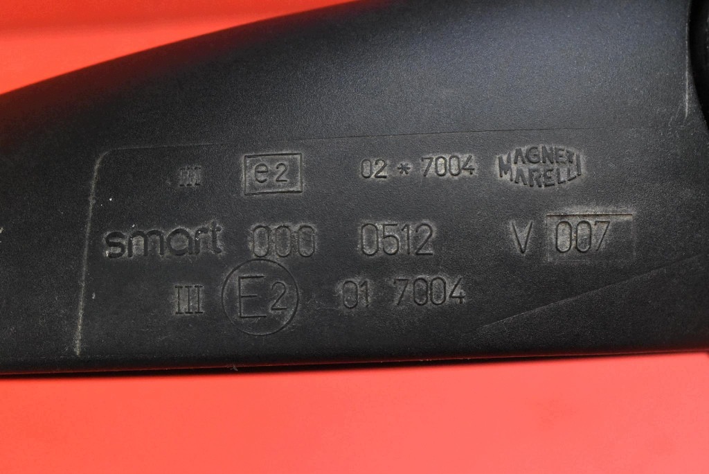 mirror right black, manually EU 017004 SMART FORTWO PULSE 1 and 98-02