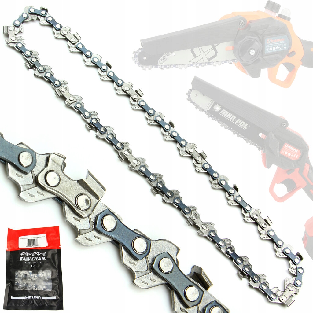 ŁAŃCUCH DO PIŁY 6" PILARKI AKUMULATOROWEJ 1/4