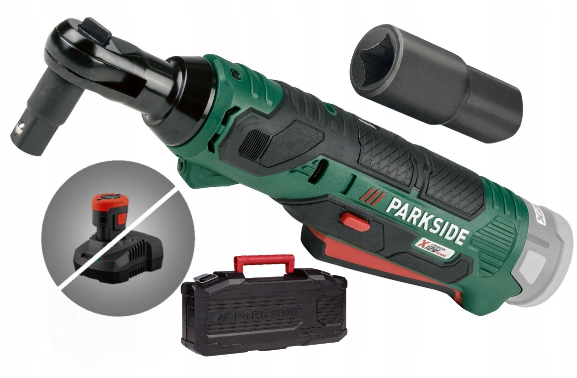 Parkside Akumulátorová račňa 12 V bez akumulátora a nabíjačky