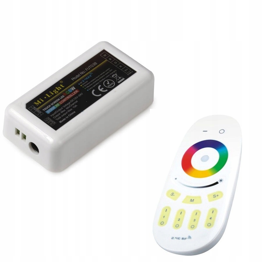Sterownik RGBW 4-strefowy + Pilot RF RGBW