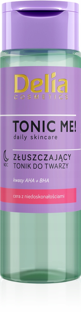 DELIA TONIC ME! złuszczający tonik d/twa AHA 200ml