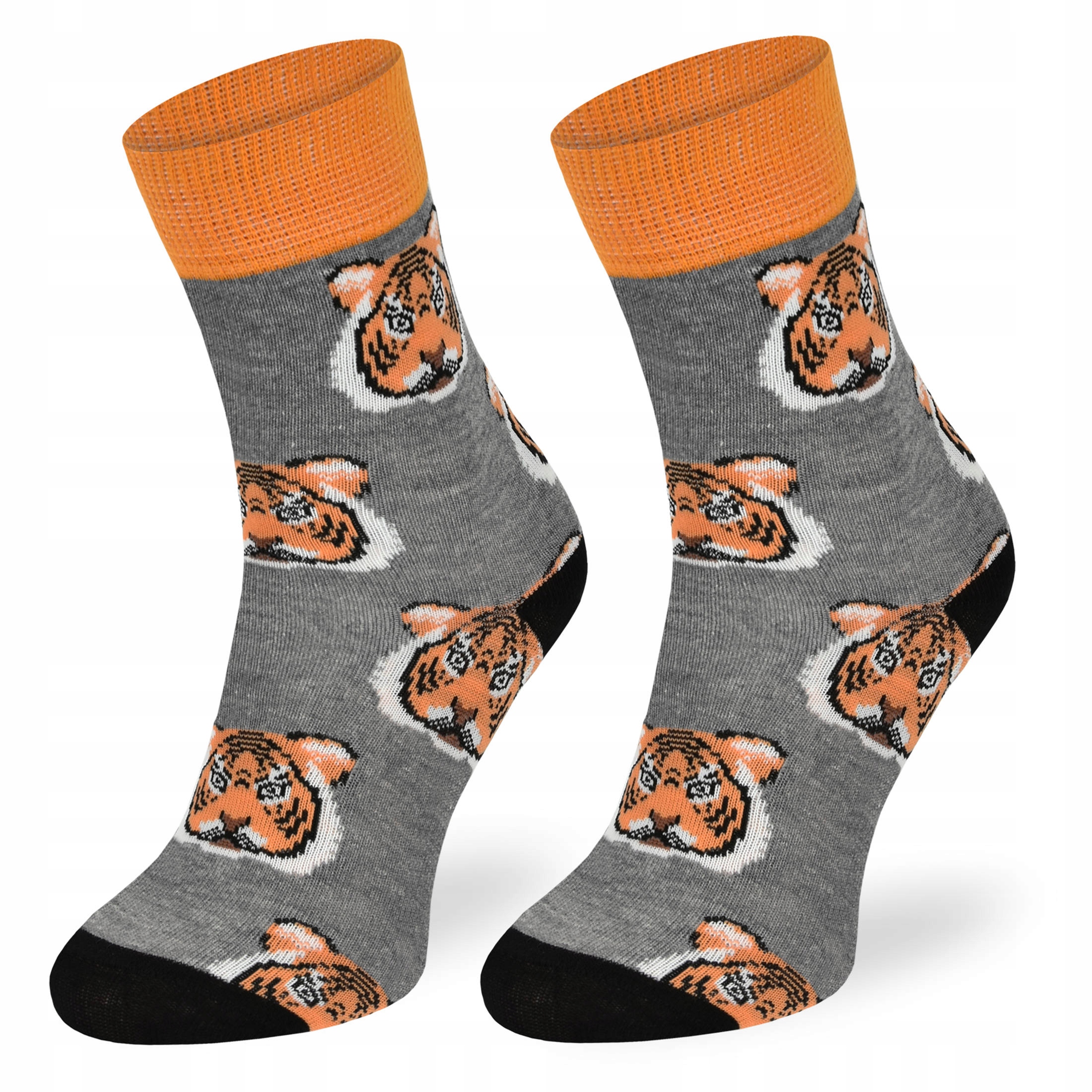 

Kolorowe skarpetki dla dzieci 70% cotton Tygrysy