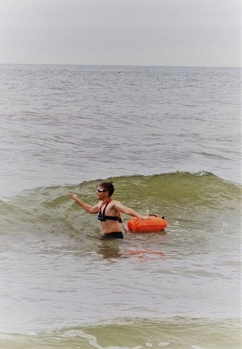 BOJKA POMPOWANA ASEKURACYJNA WOREK WODOSZCZELNY DO PŁYWANIA KAJAK 28 Marka Jumbalu