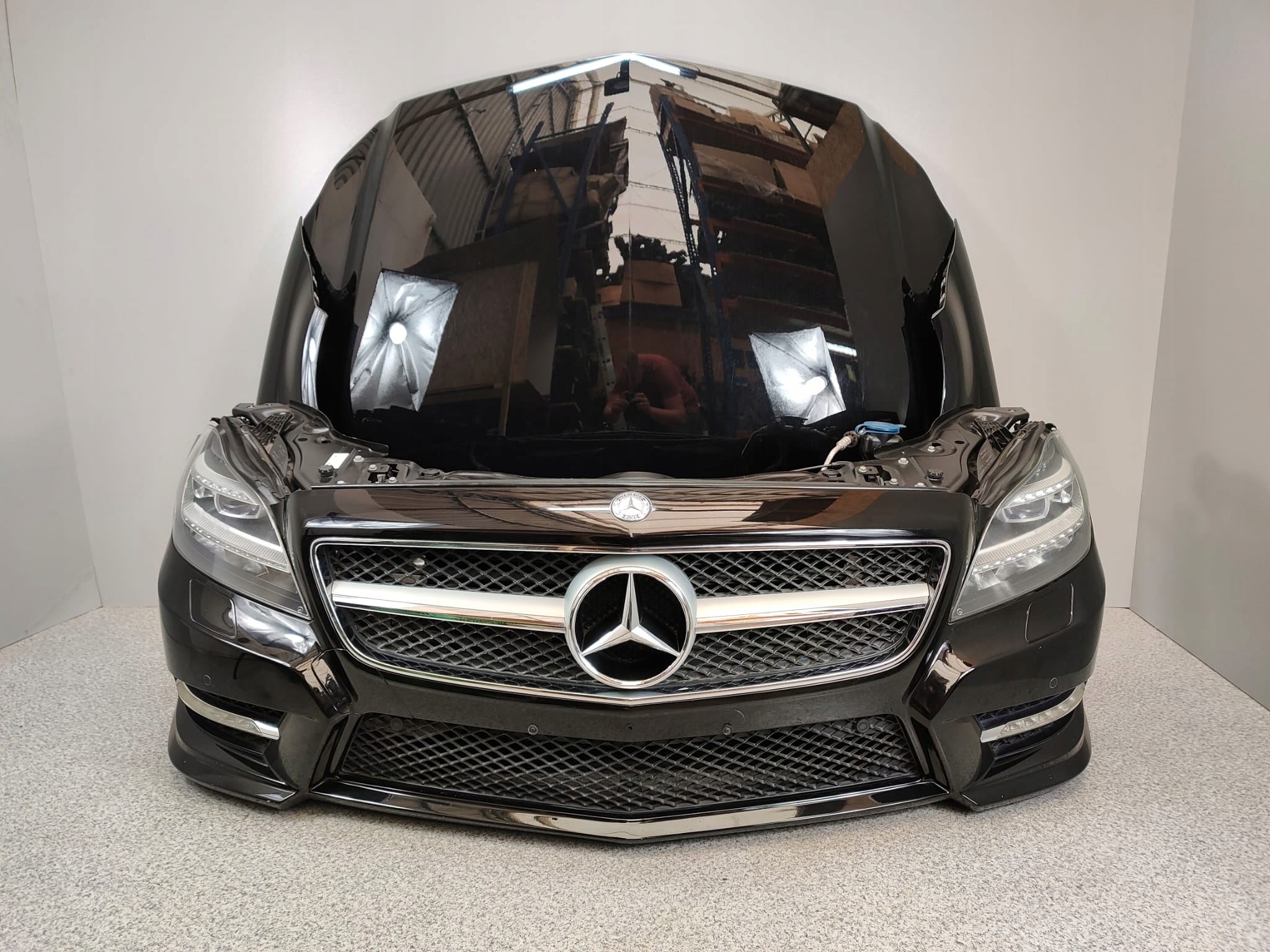 MERCEDES CLS W218 AMG KOMPLETNY PRZÓD MASKA PAS LAMPY ZDERZAK 197