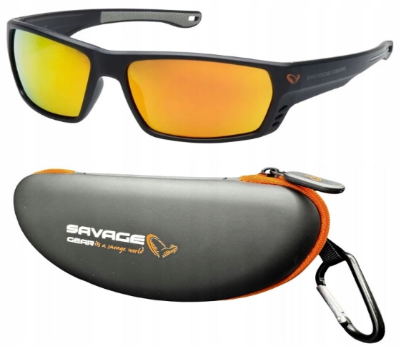 Polarizační brýle Savage Gear Polarized 2 Orange Revo Pouzdro