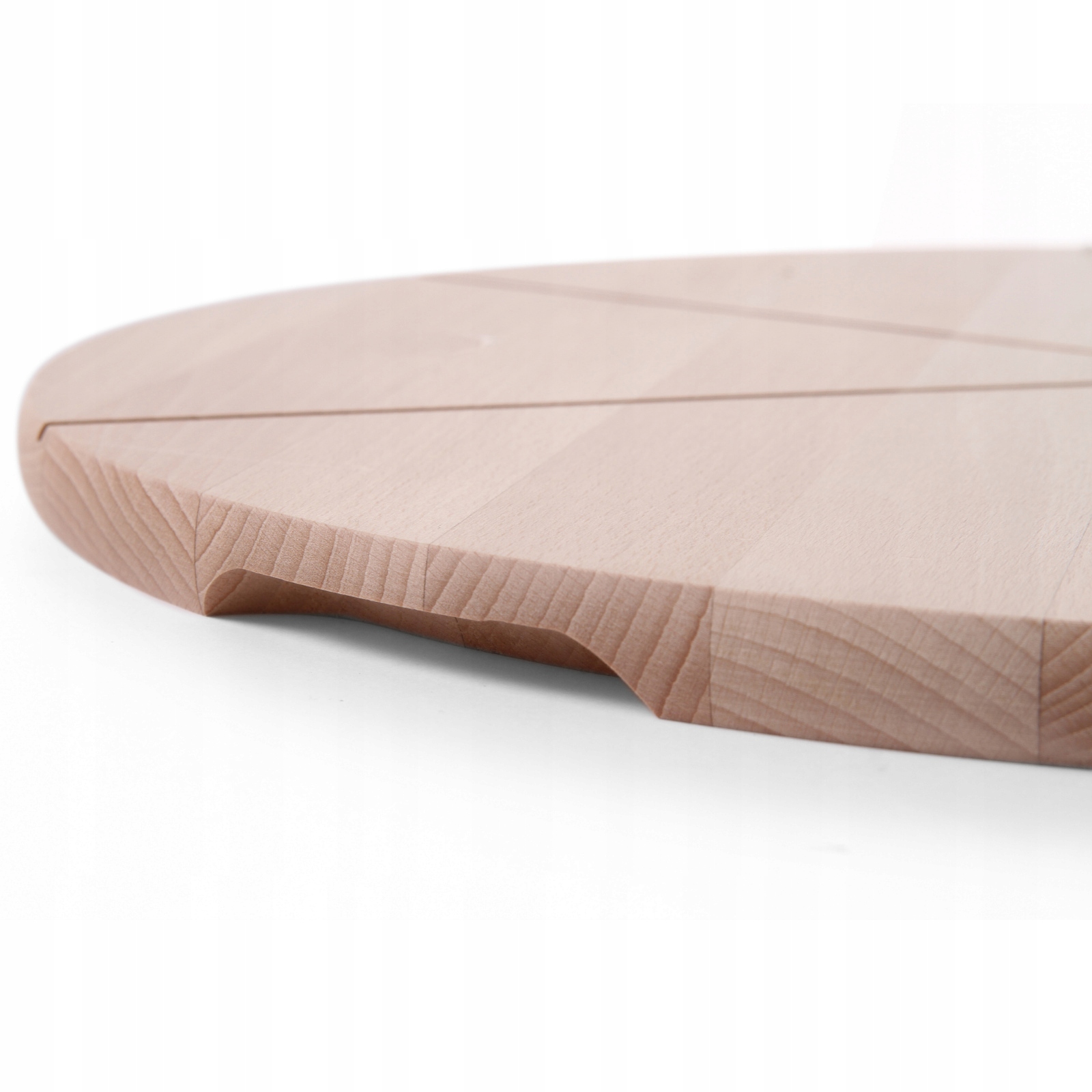 Dřevěná Deska Na Krájení A Servírování Pizzy Kulatá S Rukojetí 35 CM