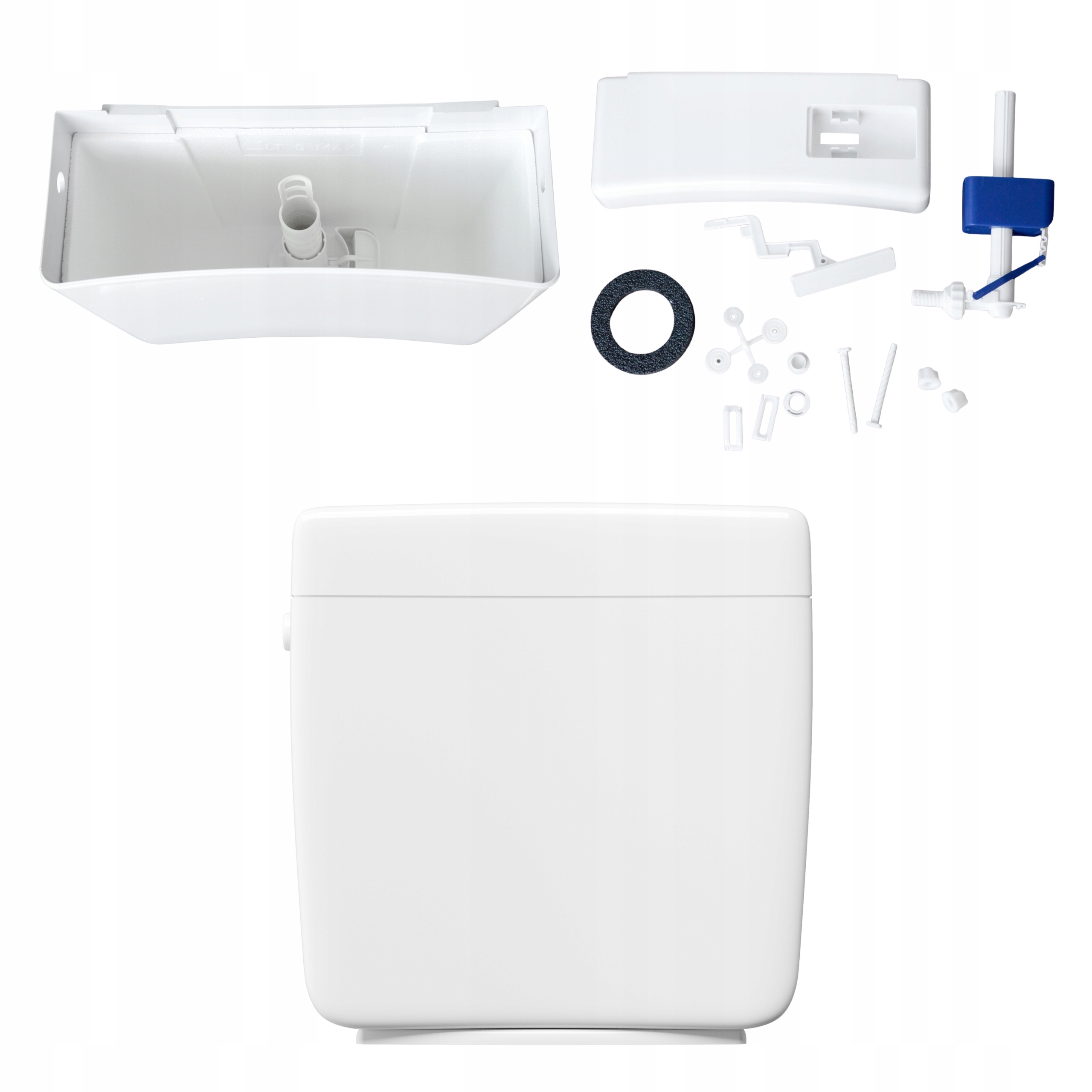 Wc splachovač Dolnopluk závěsný Start Stop kompakt ventil plovák Nádrž 6 l