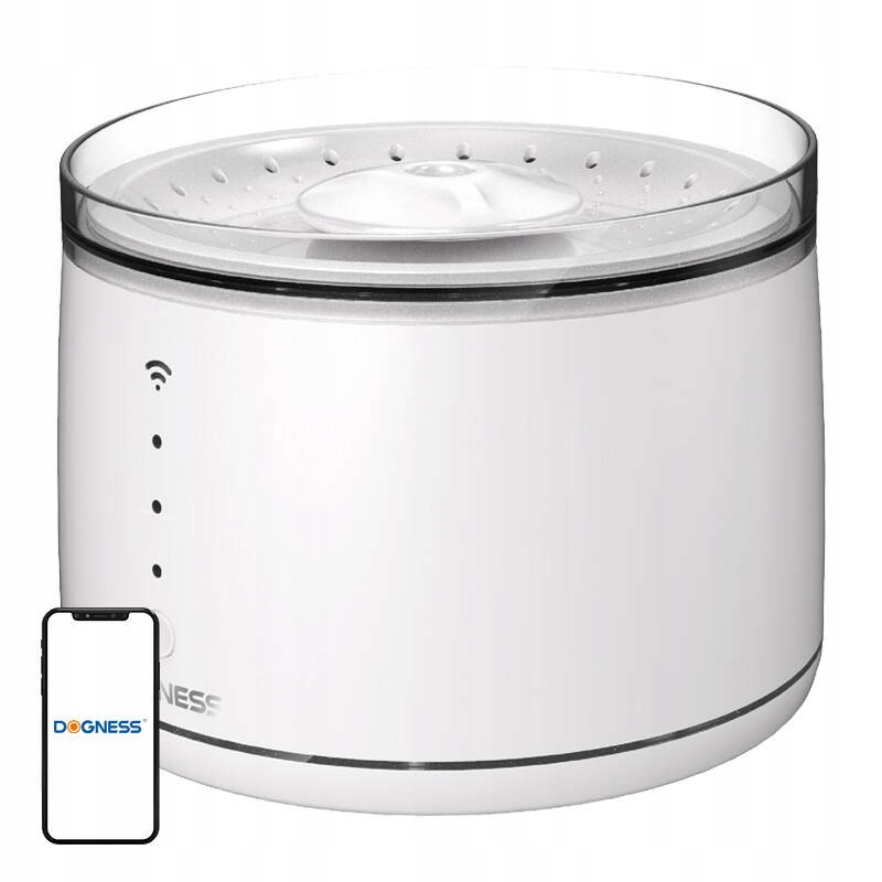 Levně Chytrá Fontána Pro Psy A Kočky Dogness D07 1,8 L Bílá