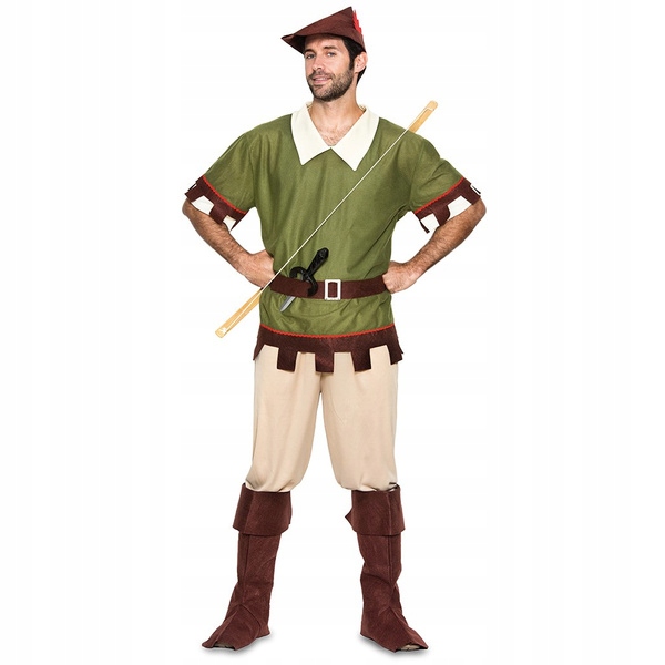 Kostým Robin Hood Lovecký Lukostřelec Převlek Karneval Halloween M/L