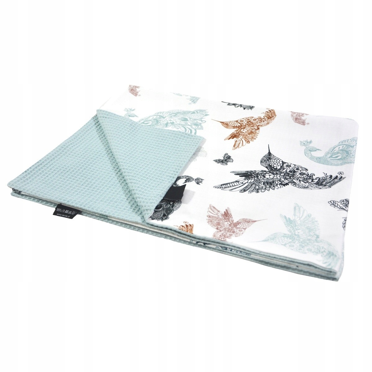 

Kocyk Letni Mint Mandala Birds 60x70cm Wafel