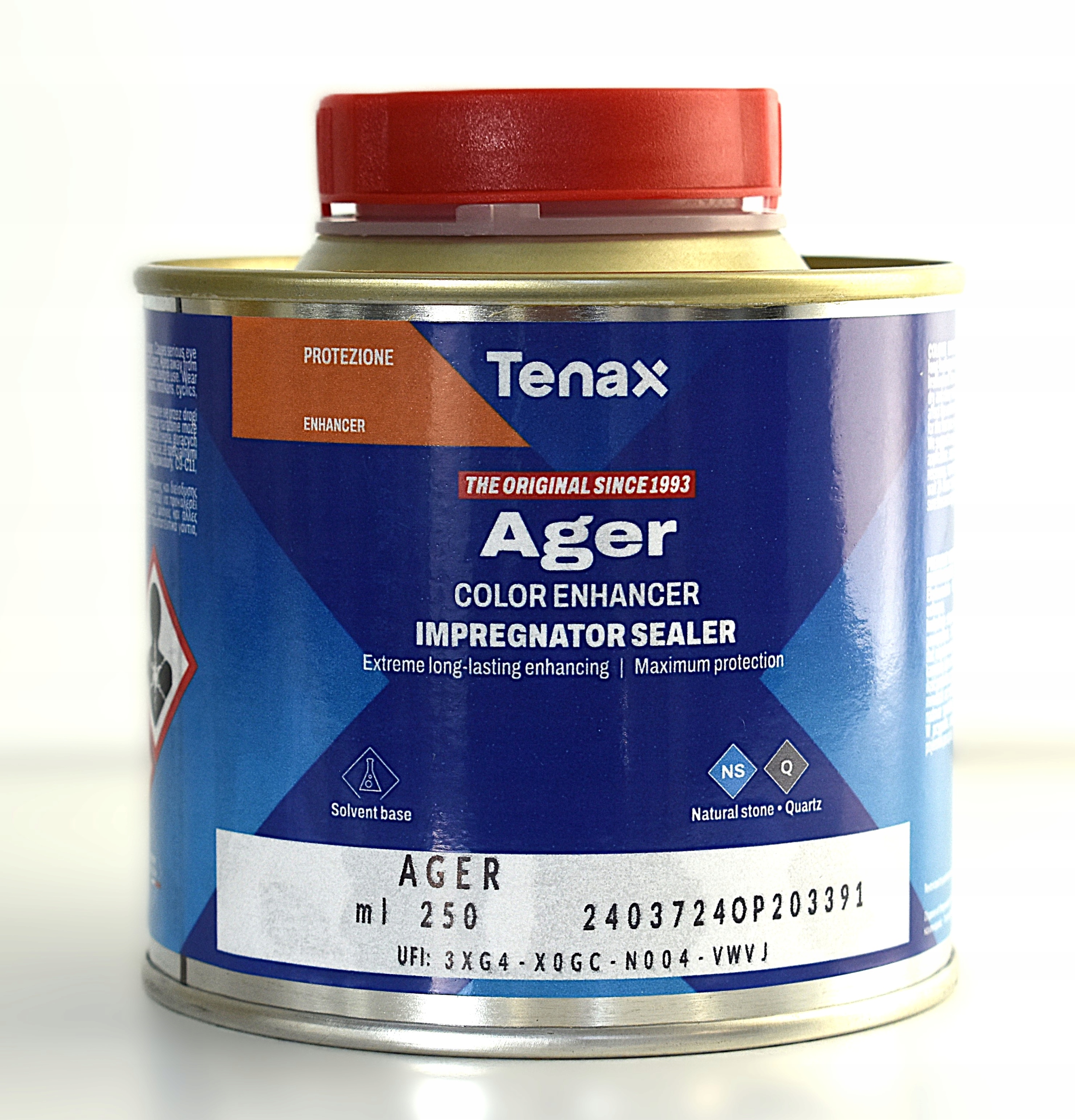 Impregnát na kámen Ager 0.25L, efekt mokrého kamene