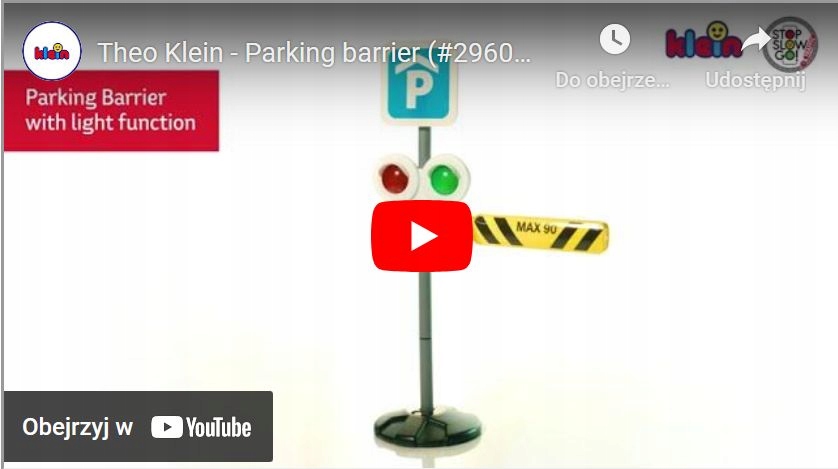 Ruchoma BRAMKA PARKINGOWA Szlaban Znak Drogowy Certyfikaty, opinie, atesty CE