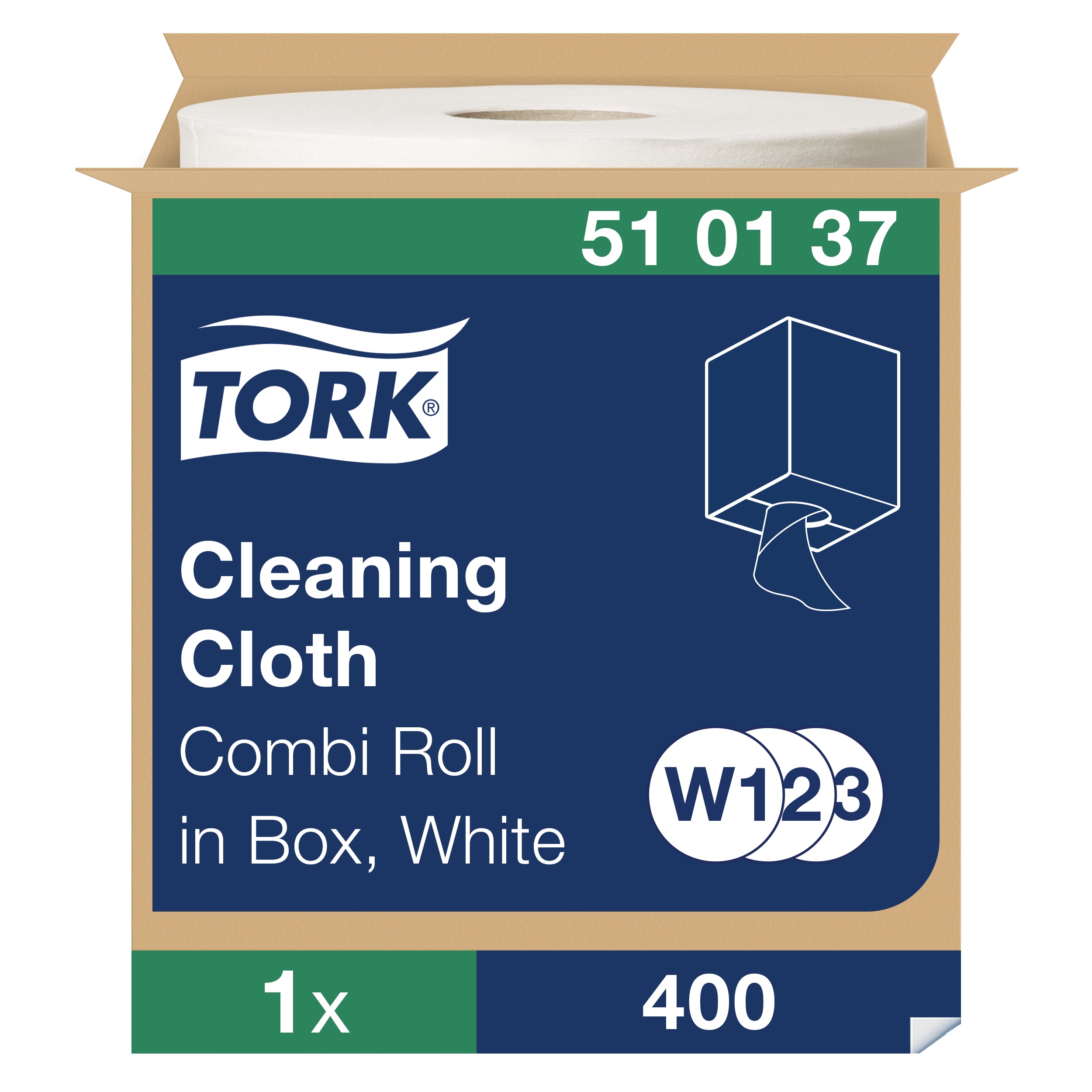 Ręcznik papierowy czyściwo Tork 510137 Wielozadaniowe 152mb White
