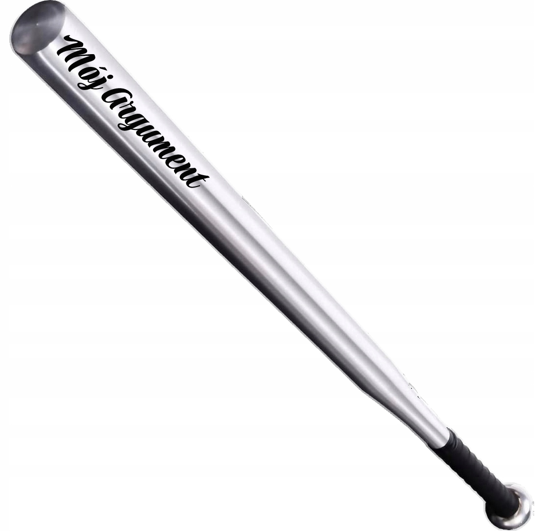 

Kij Bejsbolowy z Napisem Mój Argument 25Cali 900g