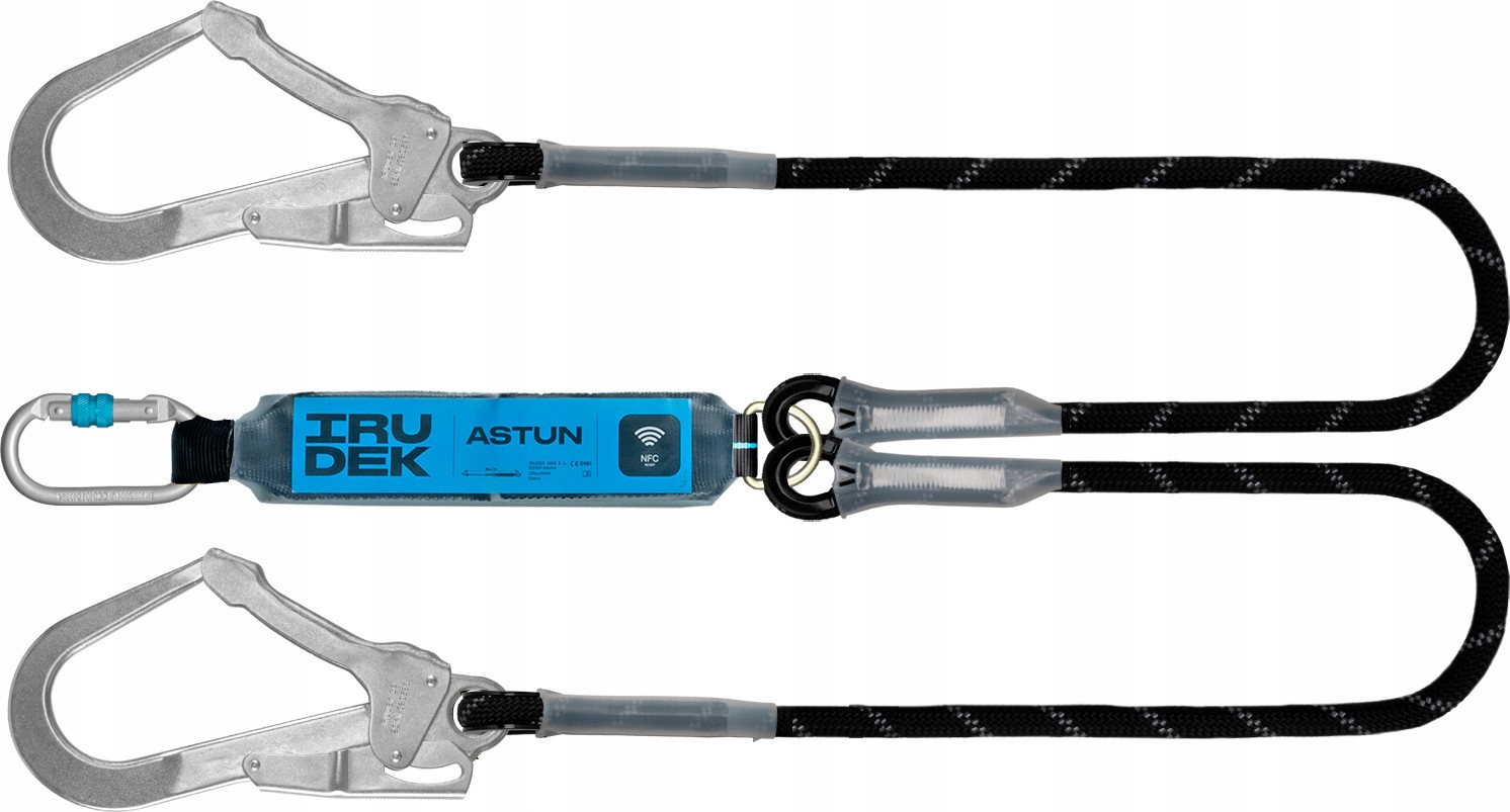 Amortyzator bezpieczeństwa Irudek Astun Y 180HSS 363 podwójna linka 1,8 m