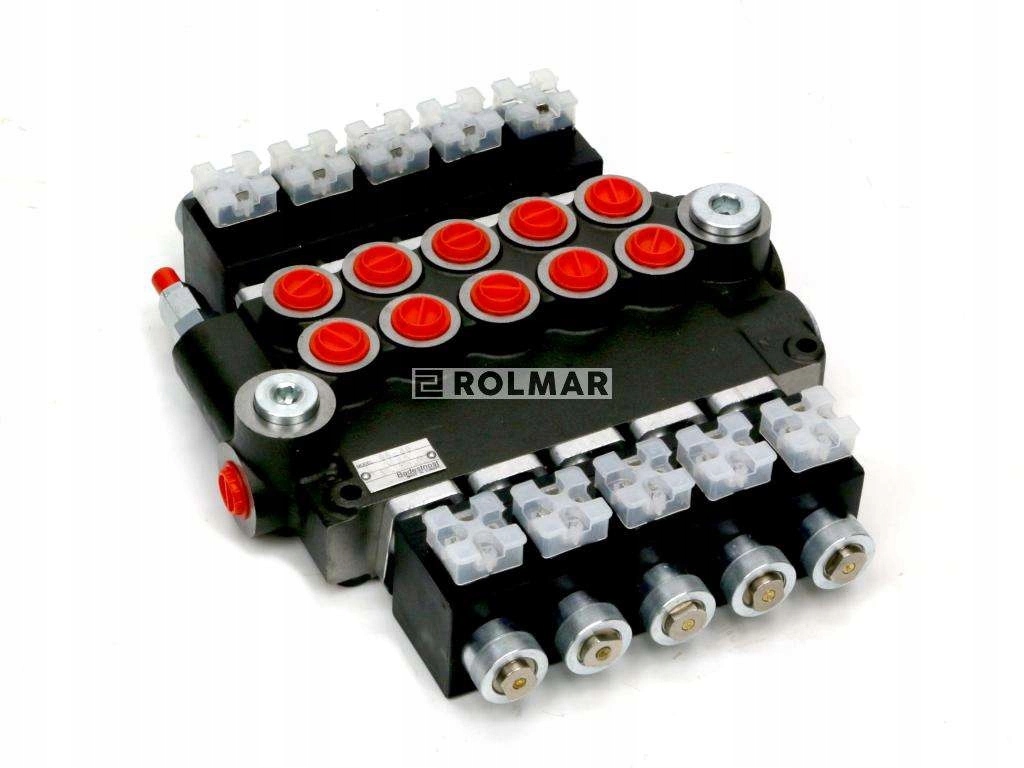 5-sekční elektrický hydraulický rozdělovač (12 V)