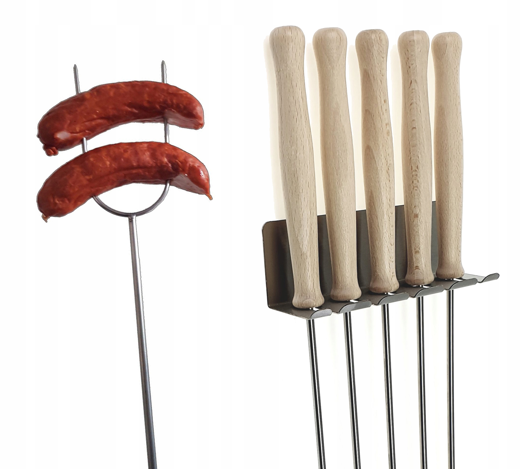 

Wp widełki kije ognisko 5szt uchwyt nierdzewne 130