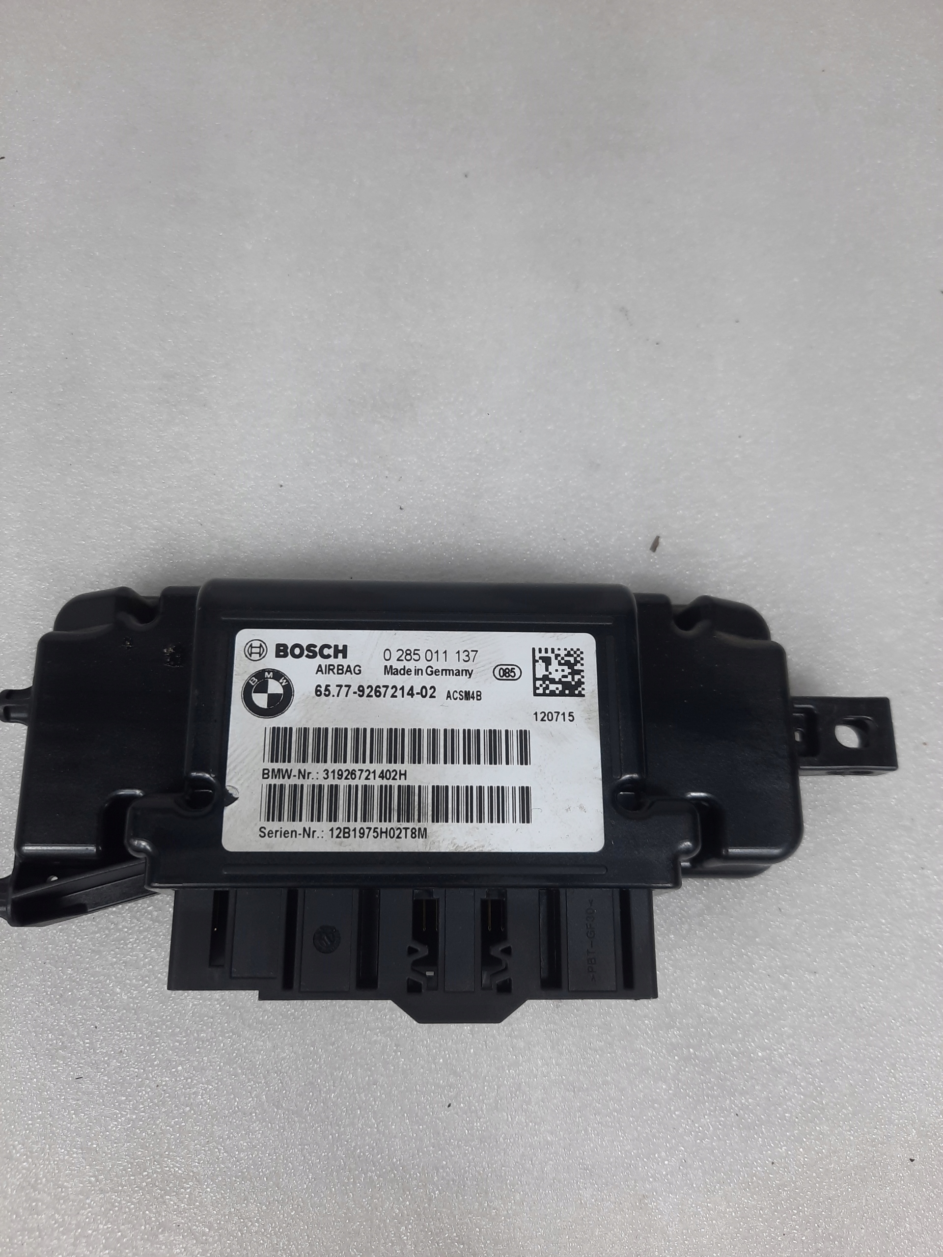 BMW F20 F21 F34 модуль БУ подушки 9267214