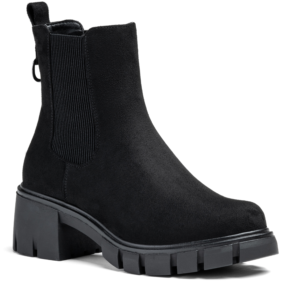 Kotníkové Boty Pohodlné kotníkové boty na podpatku Lehké nazouvací Wojtyłko 40