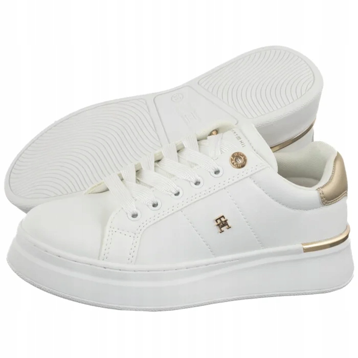 Tenisky Tommy Hilfiger Low Cut Lace-Up White T3A9-34253 Bílé