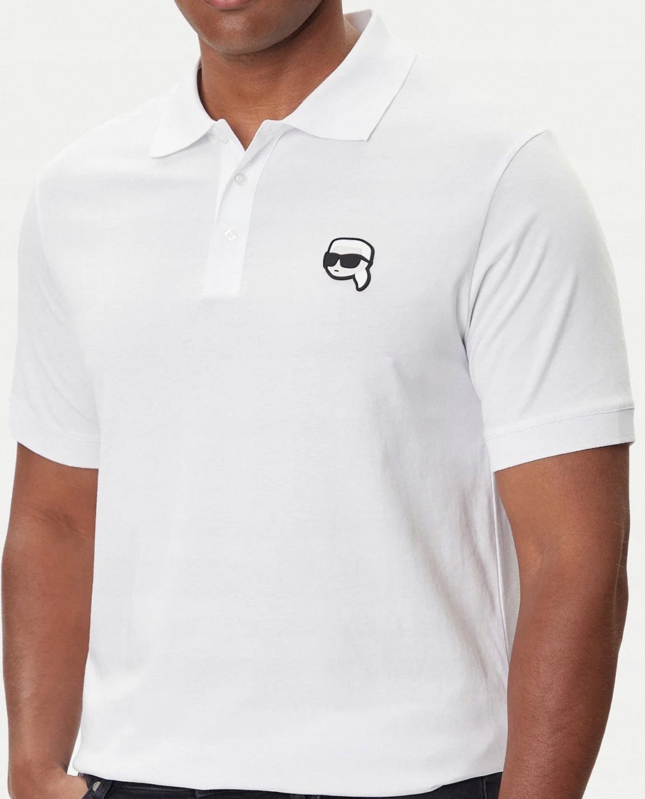 Polo Karl Lagerfeld pánské Bílé vel. M