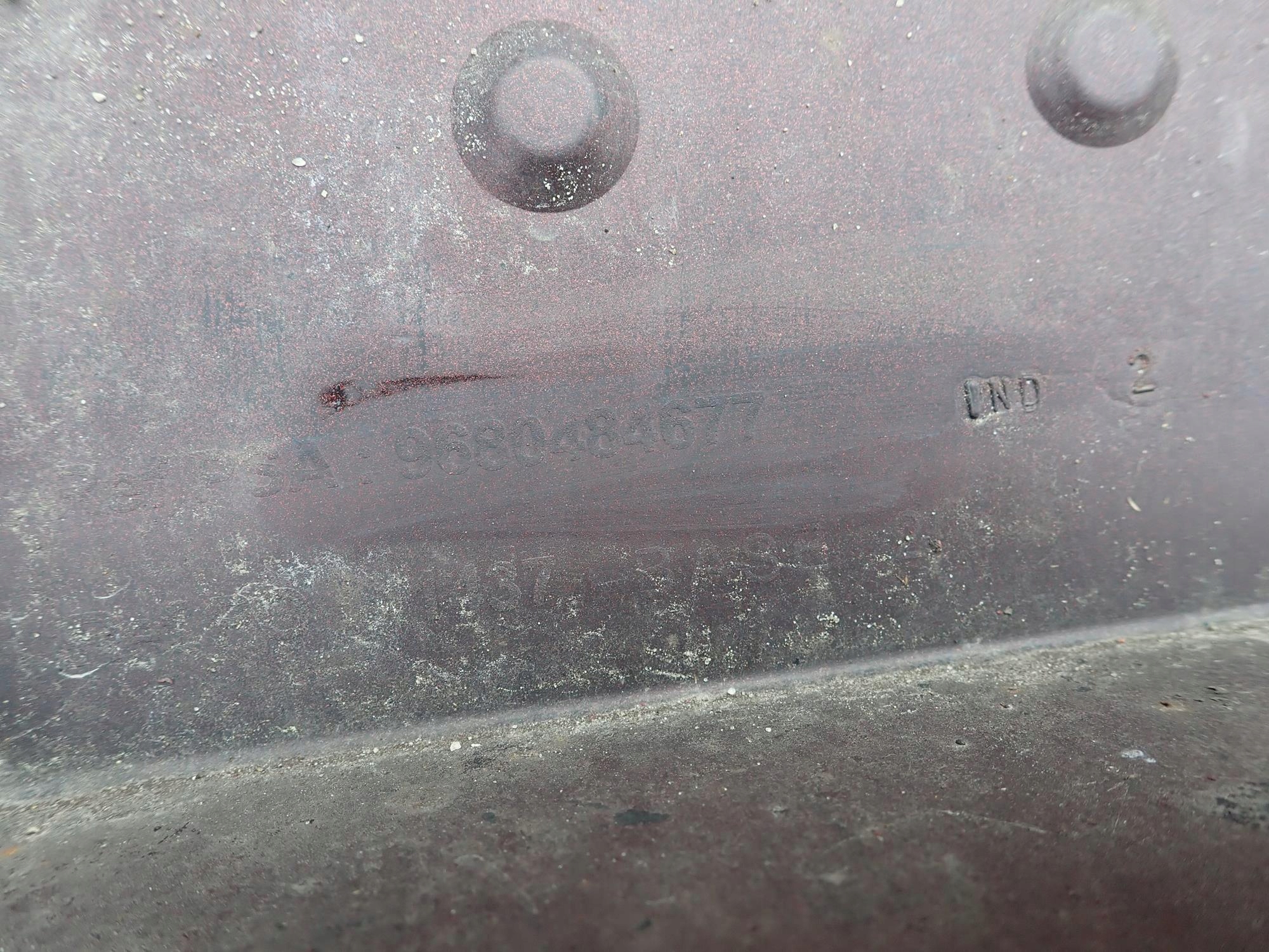 PEUGEOT 308 and 1 07-11 bumper front front