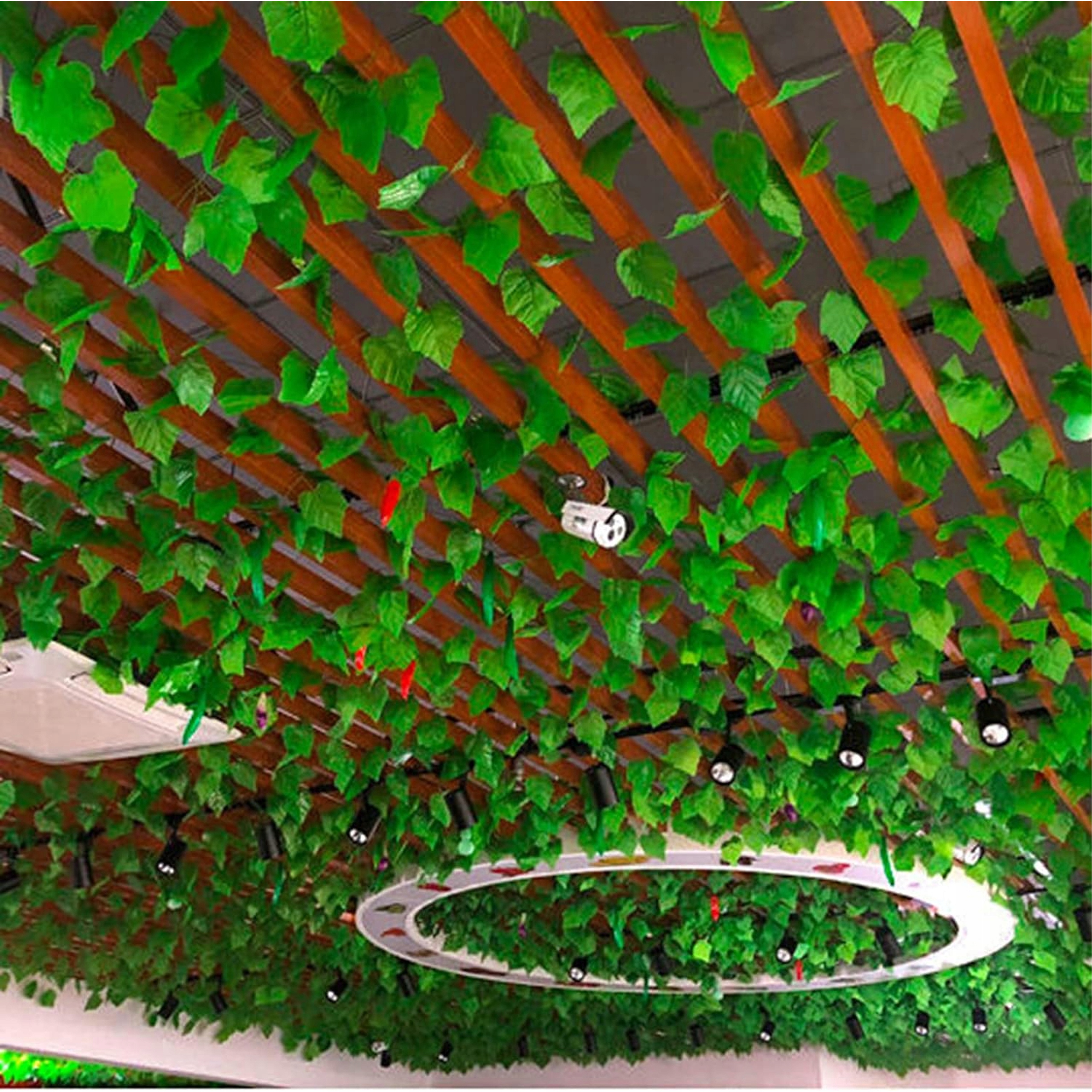 SZTUCZNY BLUSZCZ NA ŚCIANĘ BALKON ROŚLINA LIŚCIE WISZĄCA DEKORACJE 12x2,3m Typ bluszcz