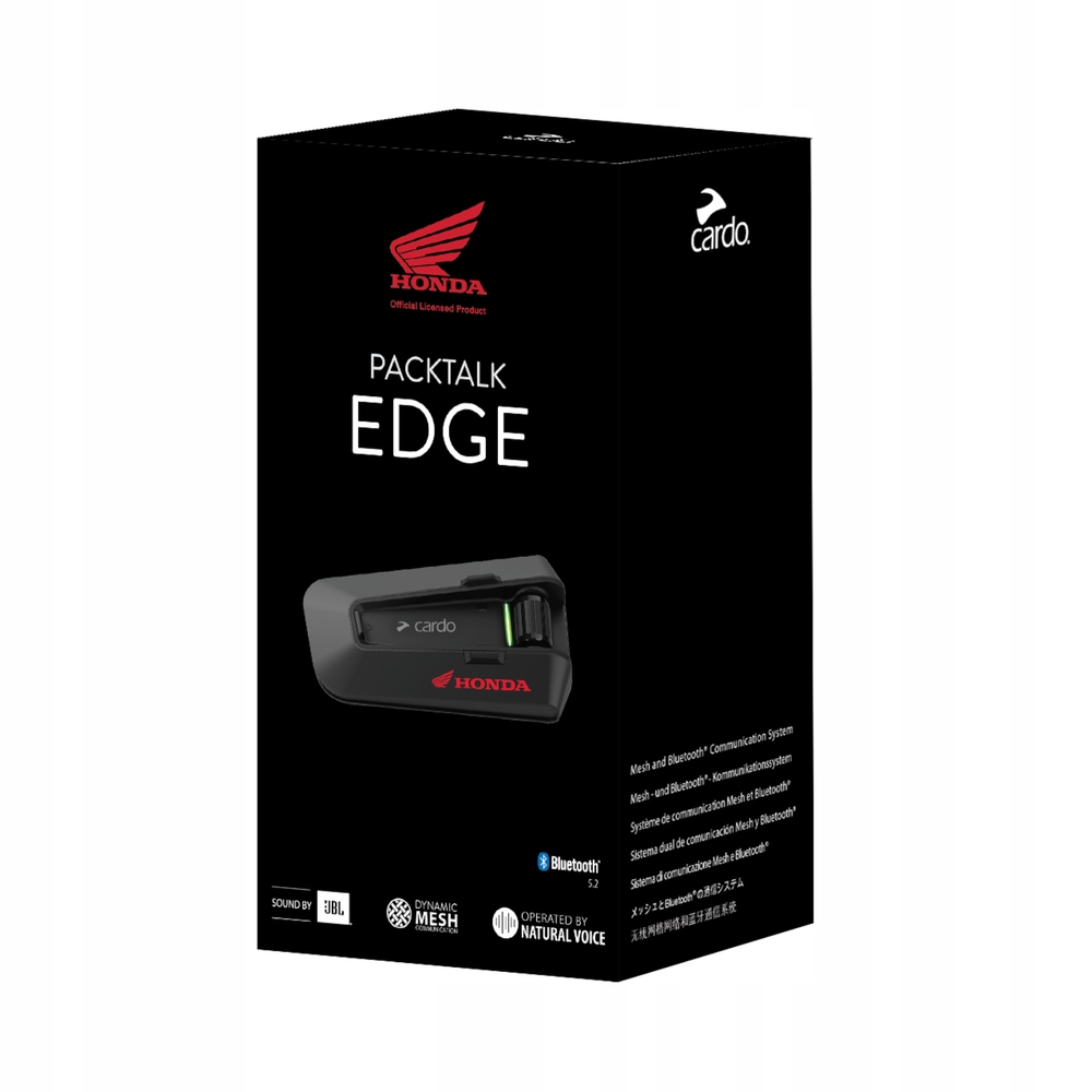 cardo PACKTALK EDGE Bluetooth 5.2 防 IP67 INTERKOM CARDO PACKTALK EDGE HONDA JBL SINGLE DMC MESH
