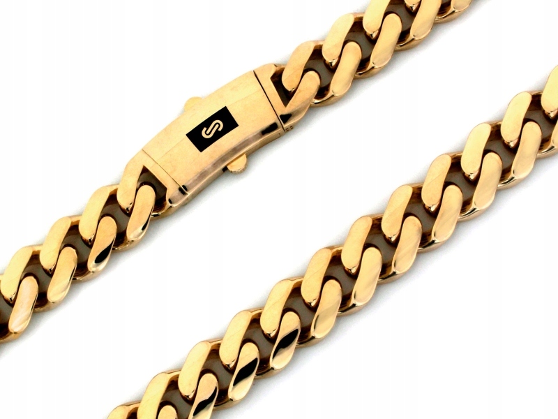 Pánský řetízek ze zlata 585, velmi silný vazba „pancr“ jako dárek r60 14kt