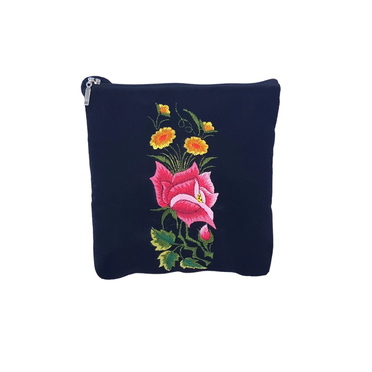 Malá Psaníčko Folk Rybářská Výšivka Růžová Růže Ruční Práce