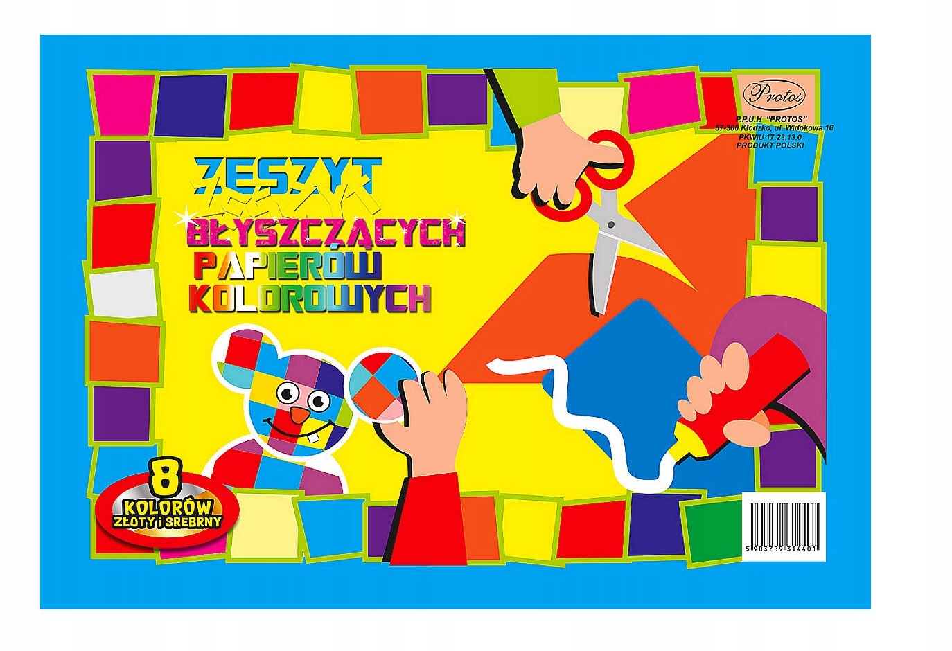 Zeszyt błyszczących papierów kol. PROTOS Bohater / Bajka brak