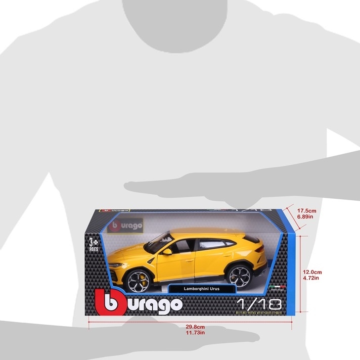 Lamborghini Urus 1:18 model Bburago 18-11042 Bohater brak