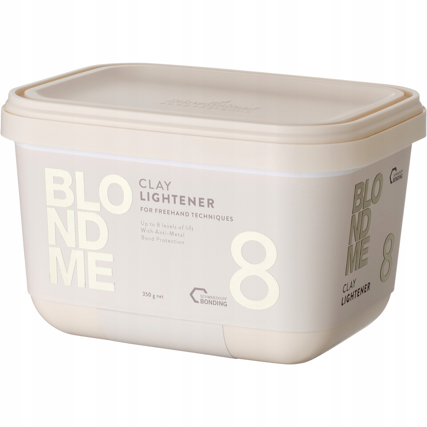 Schwarzkopf BlondMe Rozjasňovač jílový, v jílu 350 g Až 8 tónů