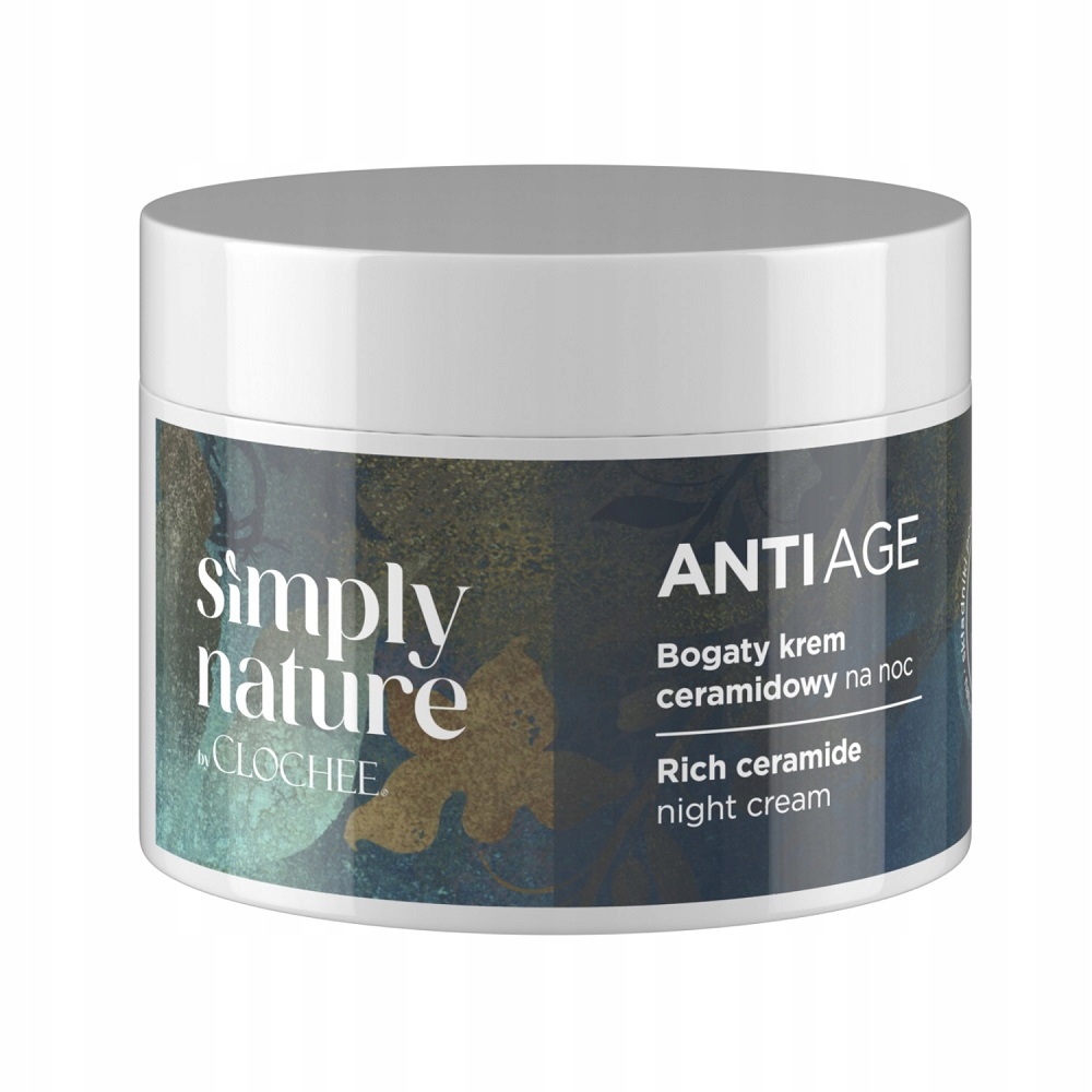 Clochee Simply Nature Anti Age Bohatý Ceramidový Noční Krém 50 ml