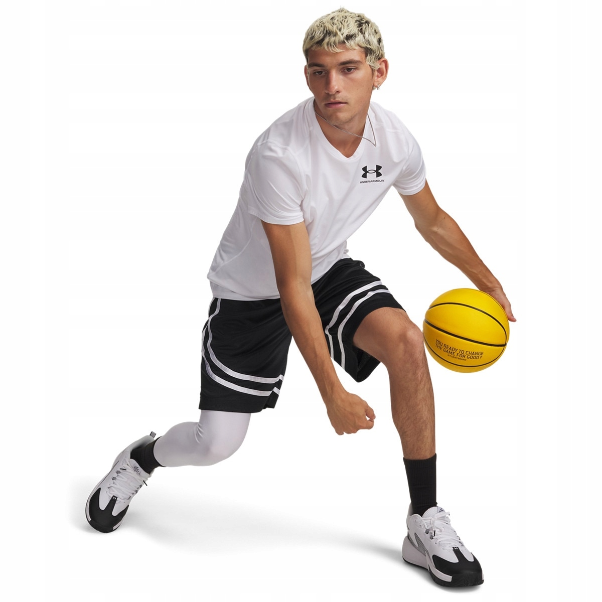 Męskie spodenki do koszykówki Under Armour Curry Signature Czarny S