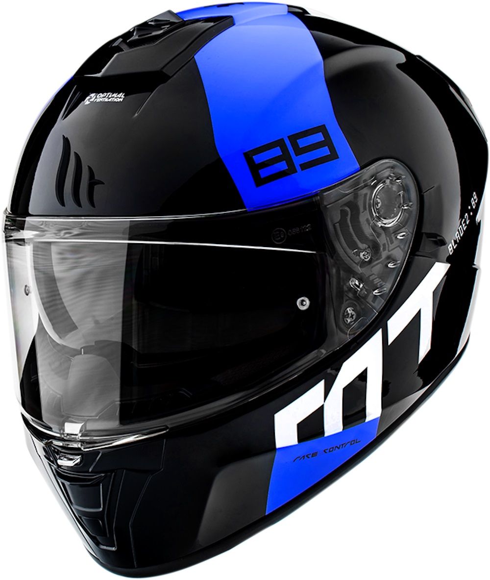 Mt Výpredaj Integrálna prilba Blade 2 Sv 89 B7 Gloss Pearl Blue Farba Čierna