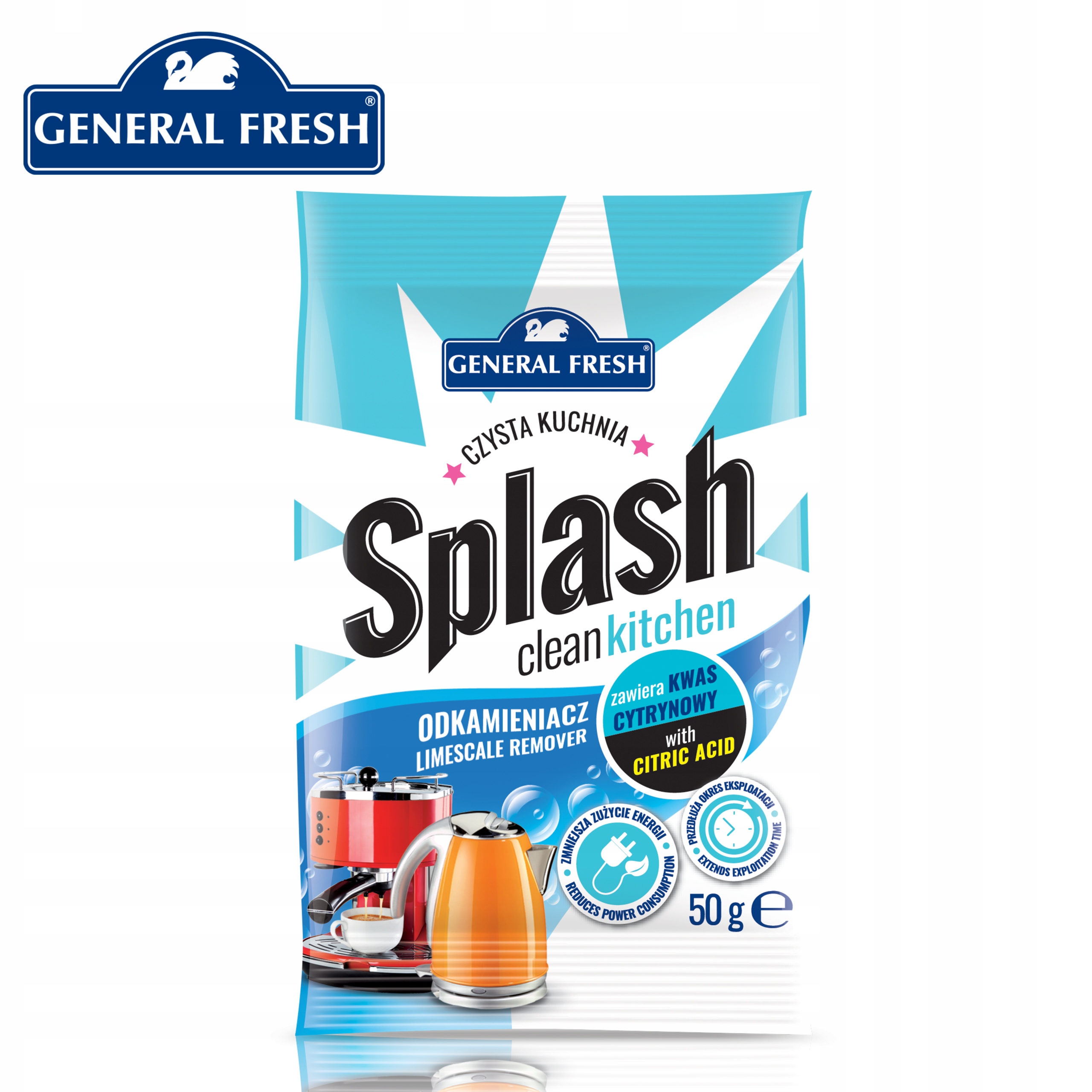 

Splash Odkamieniacz do czajników i ekspresów, 50g
