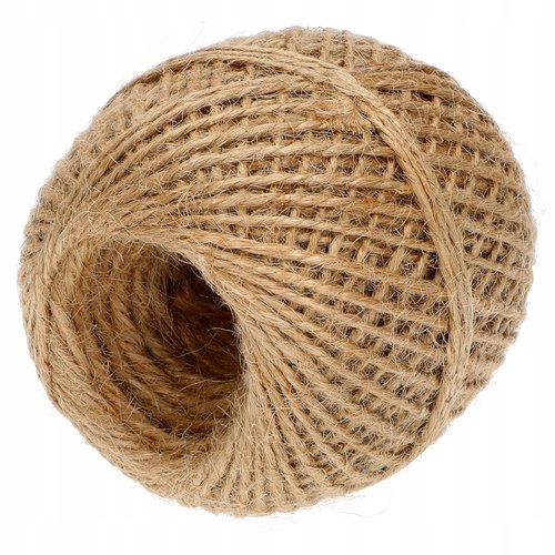 

Sznurek jutowy naturalny brązowy 1,5 mm/100m/100g