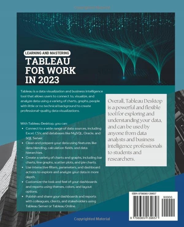 Spencer, Robert D. Learning And Mastering Tableau For Work In 2023: Tableau Język publikacji angielski