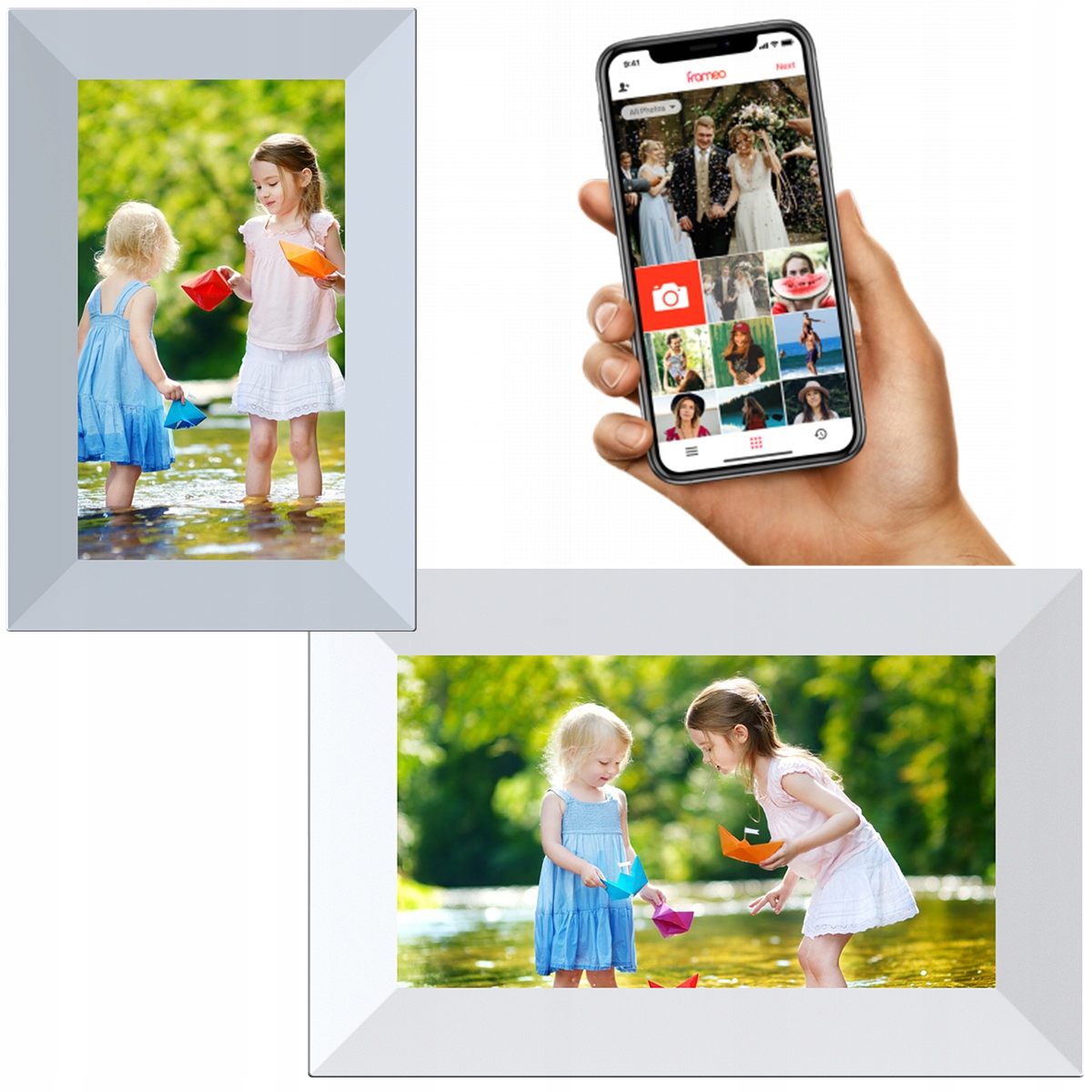 Denver Foto Rámeček Digitální Dotykový Displej Aplikace