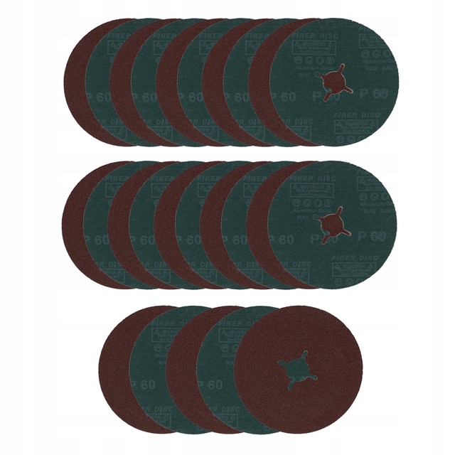 

Papier Ścierny Krążki Fibrowe 125mm P80 x 25 szt