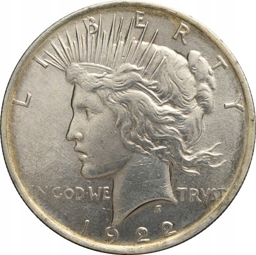 89. USA, dolar 1922, Peace