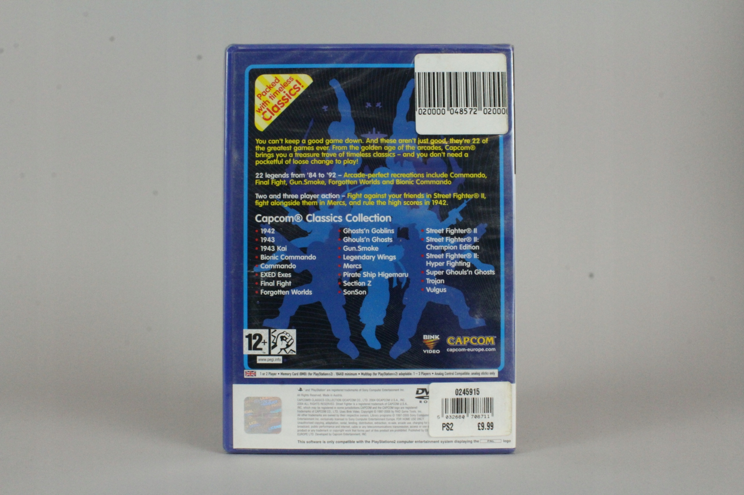 Gra CAPCOM CLASSICS COLLECTION (PS2) Tematyka zręcznościowe