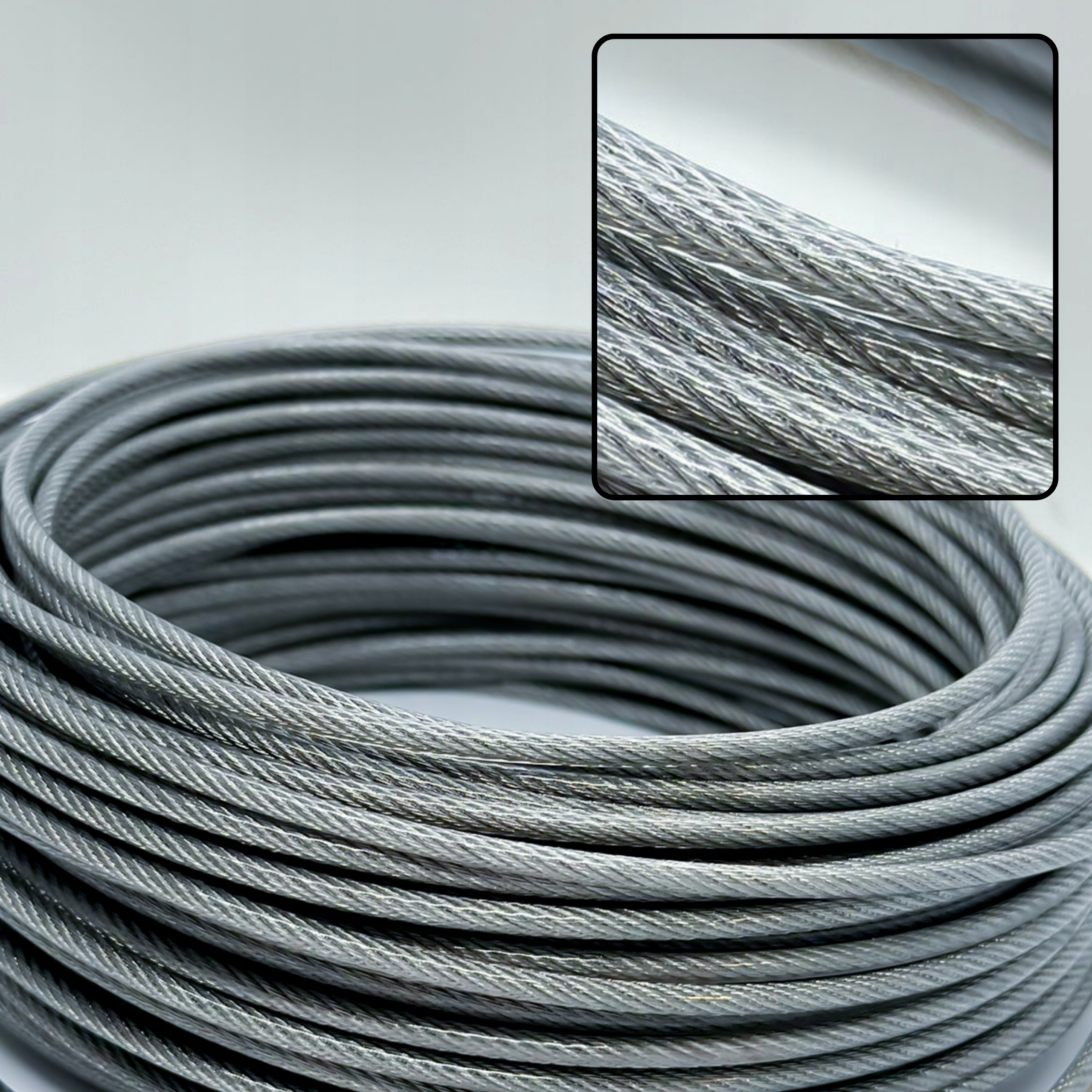 LINA LINKA STALOWA NIERDZEWNA 60M 2MM 156W1 WYTRZYMAŁA MOCNA Cechy dodatkowe odporność na promieniowanie UV