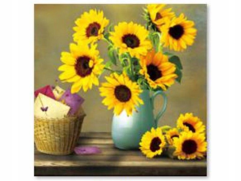 

Haft Diamentowy Mozaika Bukiet Słoneczników 30x30