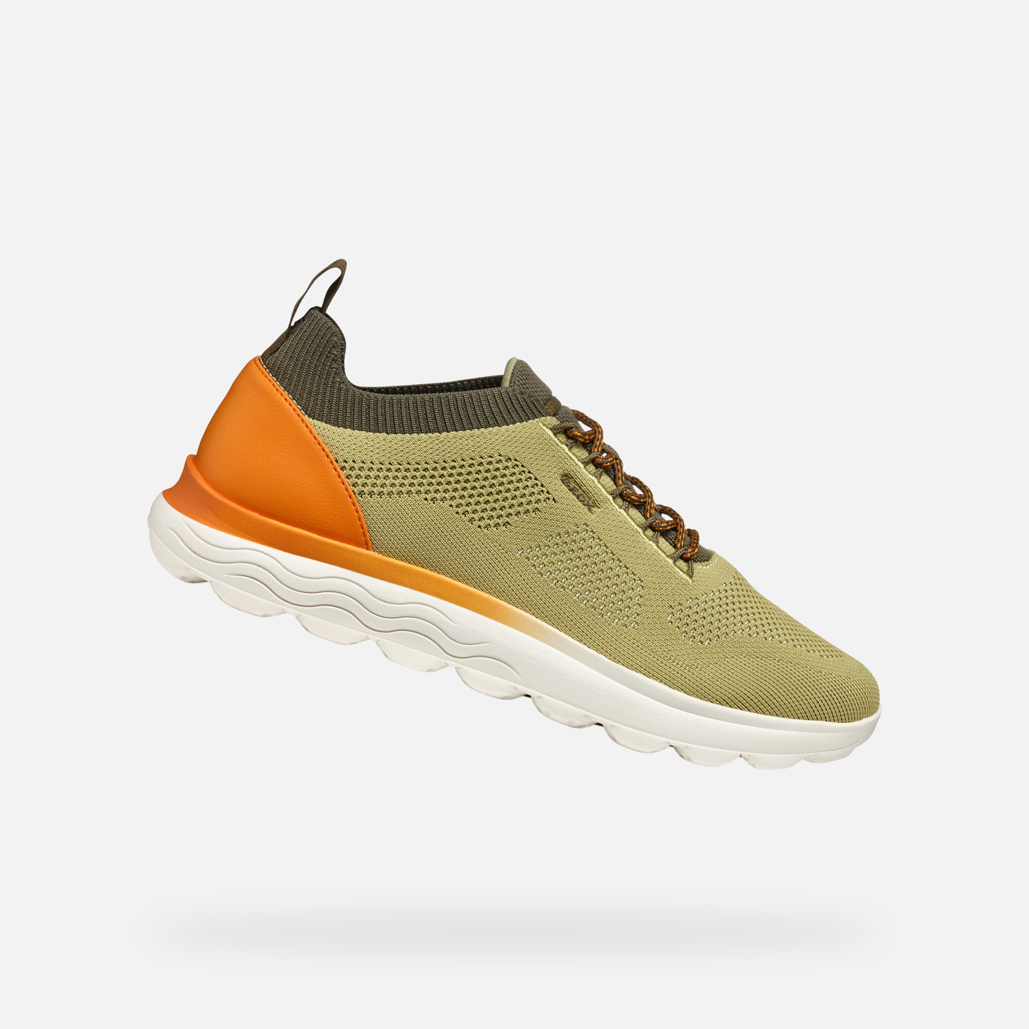 Světle zelené pánské tenisky Geox Spherica