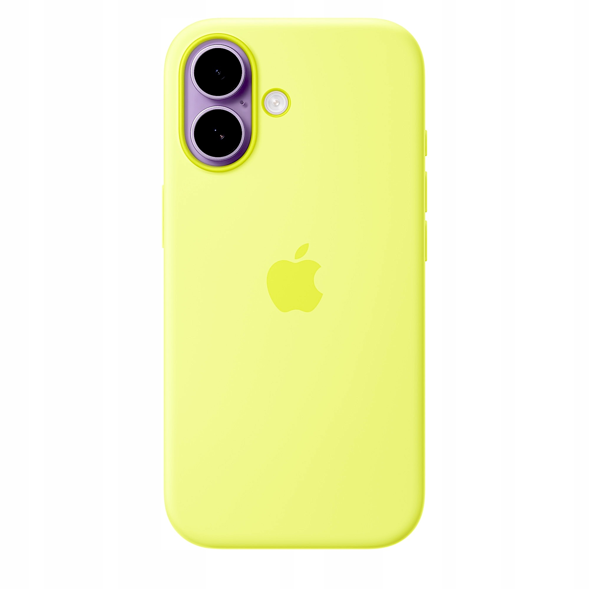 Silikonové pouzdro na iPhone 17 Neonově žluté Silicone Case Neonově žluté